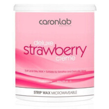 Caronlab Deluxe Strawberry Crme Strip Wax Microwaveable 1 Count 800 g