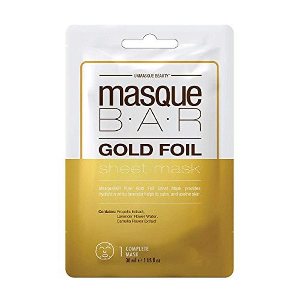 Maskov Bar Gold Masque Bar Foil Sheet Mask - 1.01 Fluid Ounce