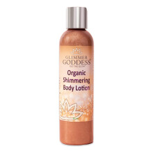 Glimmer Goddess Organic Body Shimmer Lotion - Super Level 3 Bronz Body Shimmer 8 oz