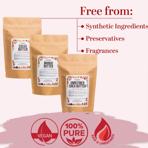 Σετ Better Shea Butter με Βούτυρο Καριτέ, Βούτυρο Μάνγκο, Βούτυρο Κακάο 1