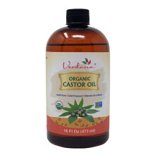 Organiczny olej rycynowy Verdana - 16 Fl Oz - Tłoczony na zimno, nierafinowany, bez heksanu - Do owijania włosów na twarzy