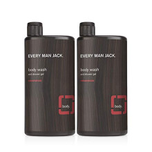 Every Man Jack frfi testpol - Cedarwood | 16,9 uncia ikercsomag  2 palack mellkelve | Termszetes eredetu, parabnmentes, ptaltmentes, sznezk