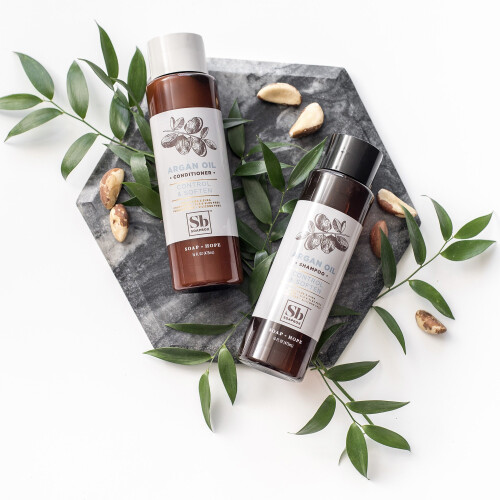 Soapbox Σετ Σαμπουάν & Conditioner Argan, Vegan, 16oz 1