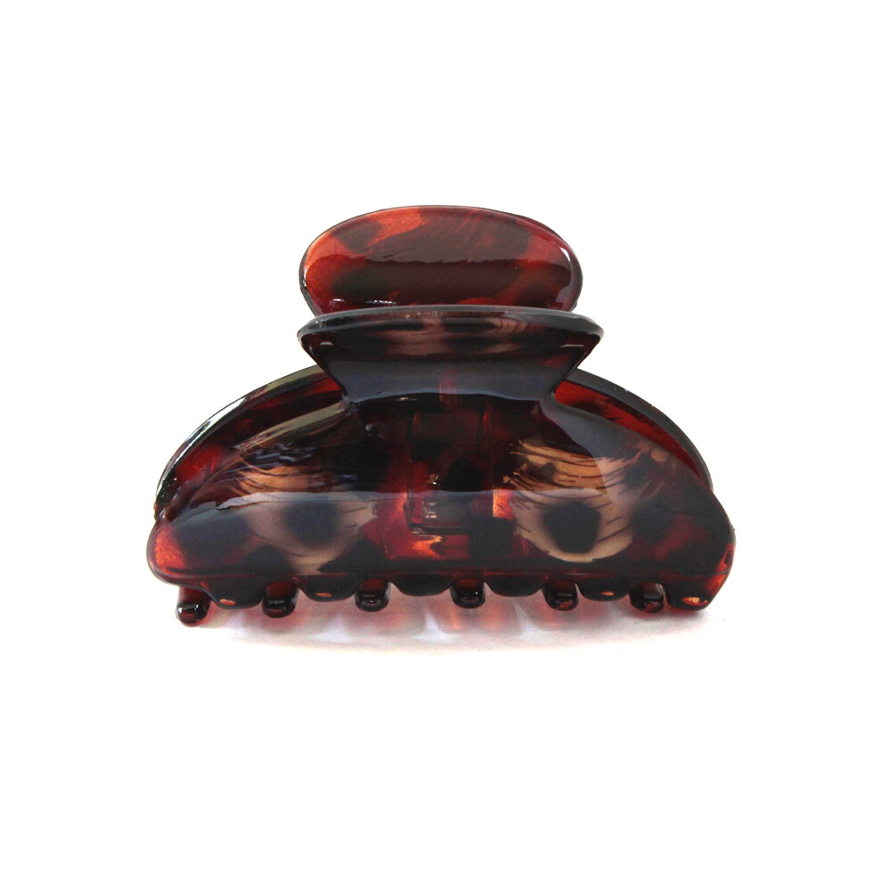 Latest No Metal Modern Design French Hair Claw Clips Tortoise Shell 3 Inches Large Jaw Hair Clip Clamp E7