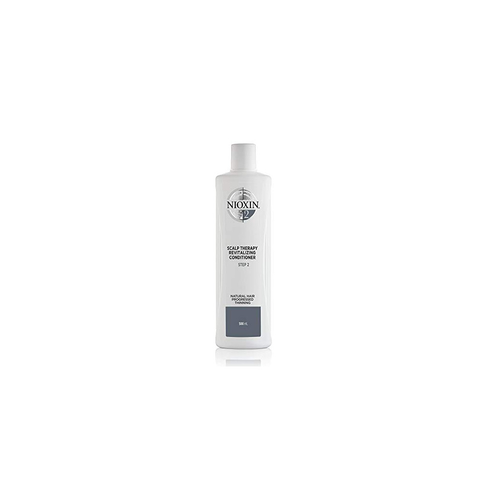 Nioxin System 2 Scalp Therapy Conditioner for Natural Hair with Progressed Thinning  16.9 oz