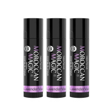 Organic Moroccan Magic Lip Balm 3 Pack | Lavender Vanilla Lip Balm Set | Chapsticks for Dry Lips | Made with Natural Argan Essential Oils Lip Moistur