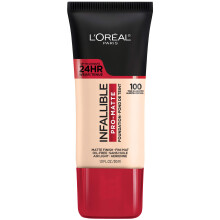 L'Oreal Paris Cosmetics Makeup Infallible Pro-Matte Liquid Longwear alapoz True Alabaster 1 fl oz.