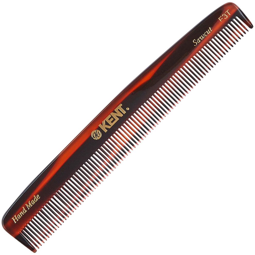 Kent F3T Fine Tooth Comb for Hair Care - Parting Comb and Combs for Men and Combs for Women - Dandruff Hair Comb  Kent Mens Combs for Hair Fine Teeth