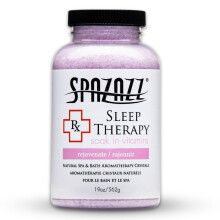 Cristalli di sale per aromaterapia Spazazz da 19 once - Terapia del sonno - Vasca idromassaggio e bagno turco - I cristalli per vasca idromassagg