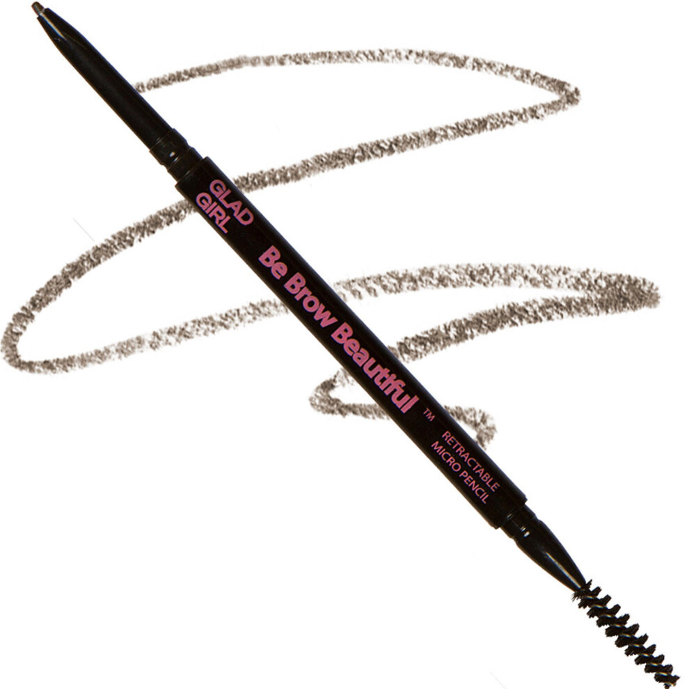 Gladgirl Brown Be Brow Beautiful - Retractable Micro Pencil Natural Dark