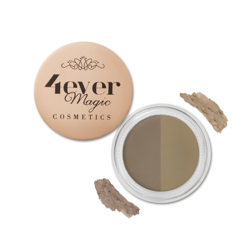 4ever Magic Cosmetics Double Shade Seductive Eyebrow Gel Mystical Taupe 1