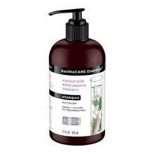 ApotheCARE Essentials The Mender srlt hajat javt sampon kkusztej fehr jzmin E-vitamin 12 uncia