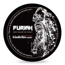 The Goodfellas' Smile  Luxury Shaving Soap  Formulated for Use with A Shaving Brush  Made in Italy (Furiah / Leather & Wood)