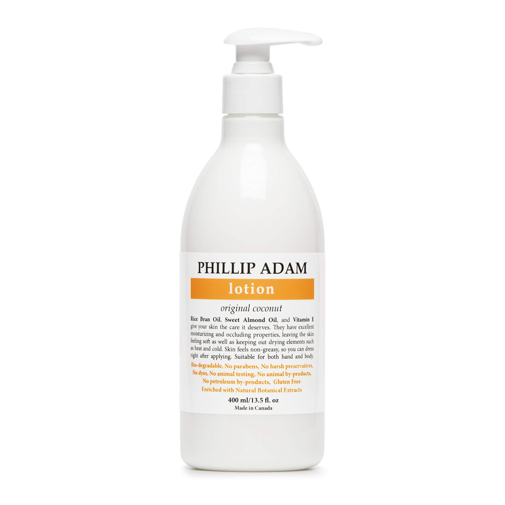 F???P ??Ta? Phillip Adam Coconut Hand And Body Lotion - Lightweight Moisturizer For All Skin Types - 13.5 Fl Oz