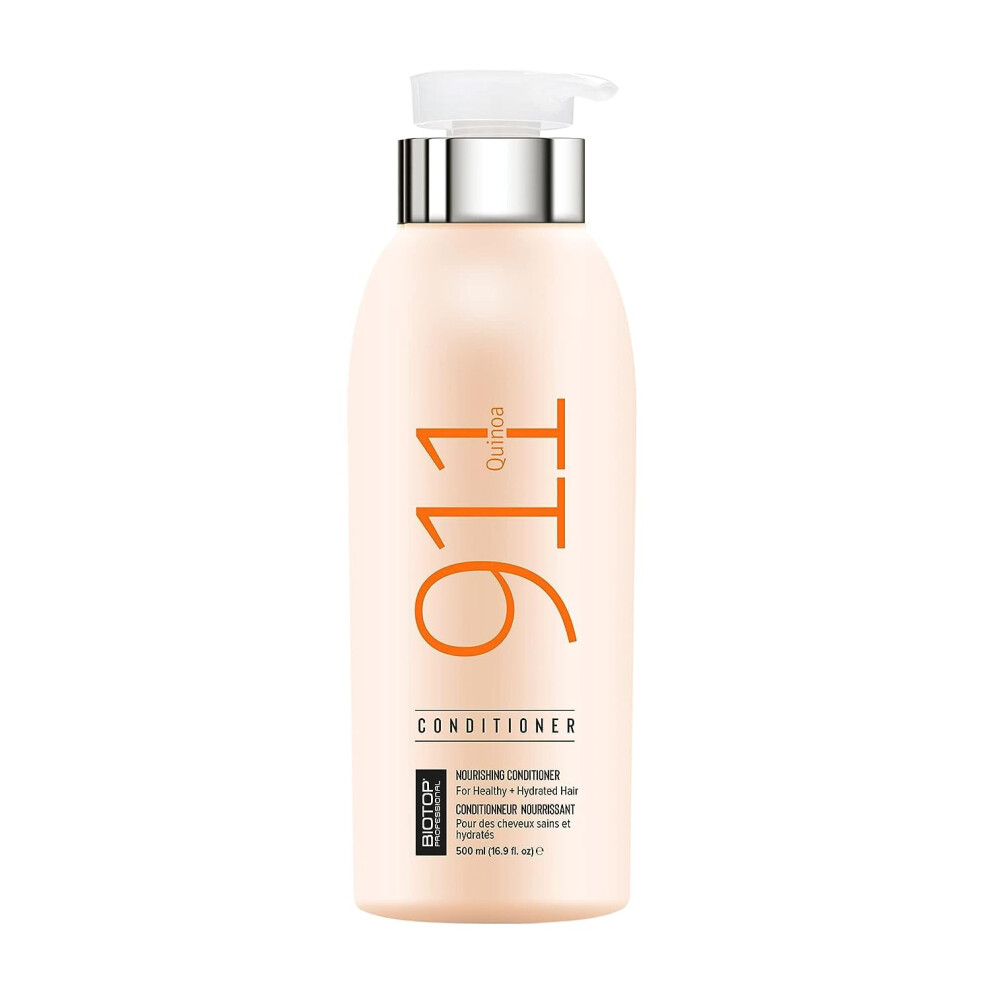 Biotop Professional 911 Quinoa Shampoo - Nutritive Shampoo With Argan Oil - Made With Quinoa Protein For Dry Lifeless And Damaged Hair - Sulfate Fre