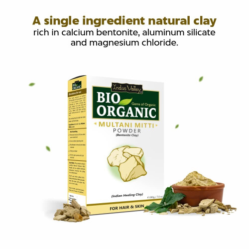 Indus Valley Natural Organic Herbs Pulver (Multani Mitti) 2
