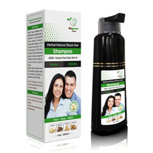 BIOgREEN ROOTS 200 ml Shampoo colorante naturale per capelli neri con erbe - Shampoo nero per capelli grigi - copre i capelli grigi in 10 minuti