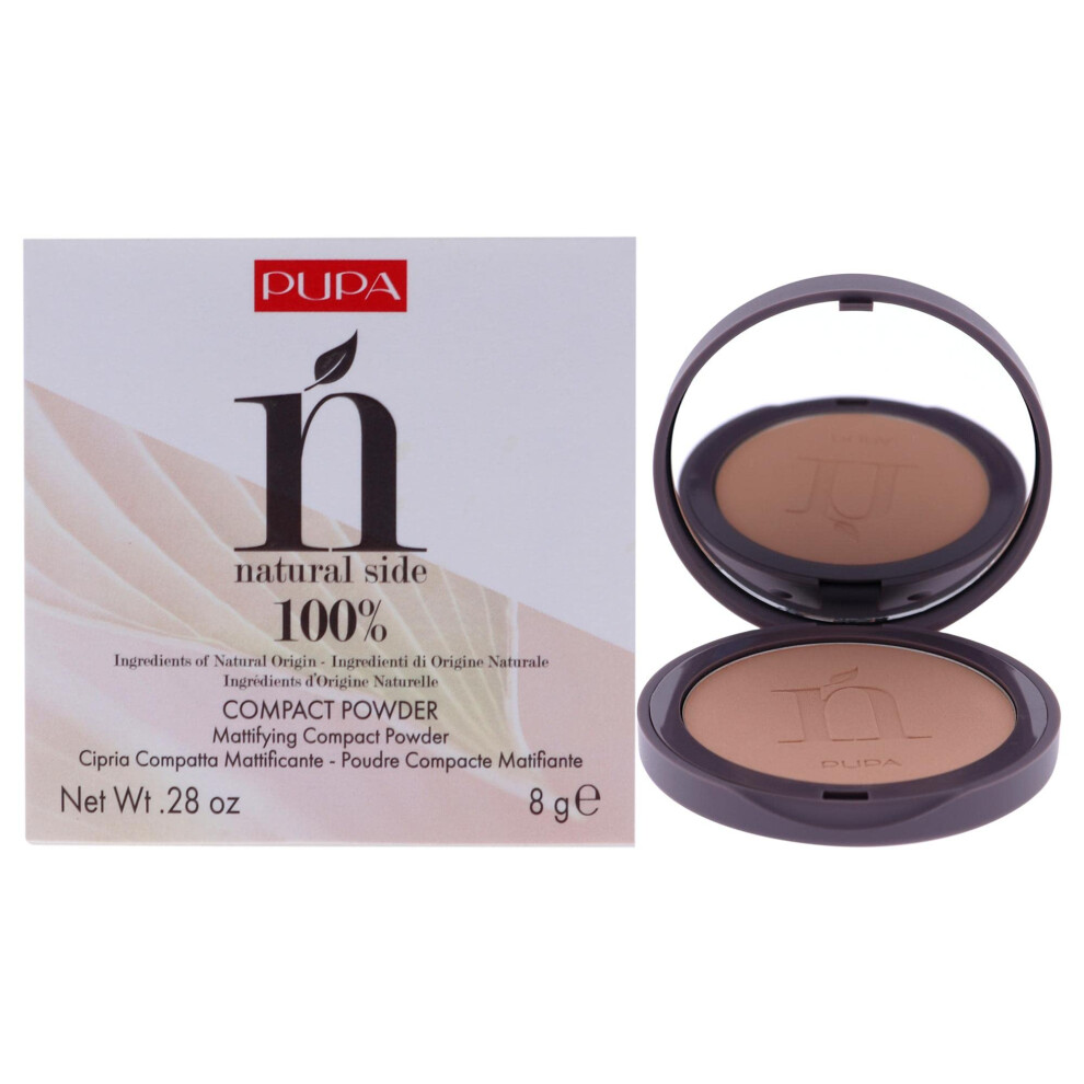 PUPA Milano Natural Side Compact Powder 003 Warm Beige - Blurring  Matte Pressed Powder - Lightweight Coverage for a Radiant  Poreless Complexion - Wi-image-OPC-PGMB6GP-NEW