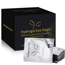 Ocim 100 Pairs Under Eye Pads Eyelash Extension 100% Natural Hydrogel Patch Lash Gel Pad for Extensions supplies Beauty Makeup Mask Kit