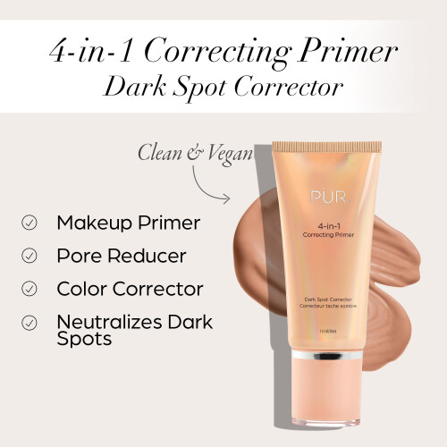 PUR Beauty 4-in-1 Correcting Primer, Σωστός Χρωματικός Διορθωτής - Πριμέρ Μακιγιάζ για Γυναίκες 1