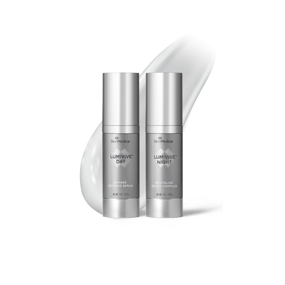 Skinmedica Lumivive Day & Night System - Your Essential Serum Based Age-Defying Skin Care Set For A Radiant Beauty Routine