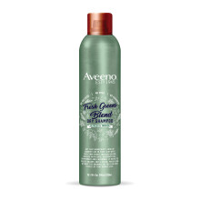 Aveeno Greens fresco mistura spray de xampu seco sem sulfato com pimenta e pepino de alecrim para engrossar e nutrir xampu seco volumizador para