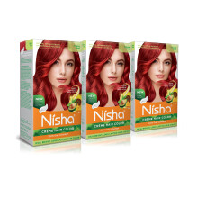 Nisha Creme hajfestk lngvrs (3 db-os csomag)