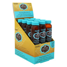 HASK ARGAN Reparierendes Haar   l in Ampullen fur Glanz und Frizz-Kontrolle fur alle Haartypen, farbsicher, glutenfrei, sulfatfrei, parabenfrei     1