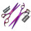7,0 inch professionele haarknipschaarset met scheermes (violet) 5