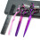 7,0 inch professionele haarknipschaarset met scheermes (violet) 3