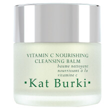 KAT BURKI 8% Stabilized Vitamin C Nourishing Cleansing Balm. Illuminating Hydrating & Antioxidant Makeup Remover & Face Cleanser. Includes 1 Muslin