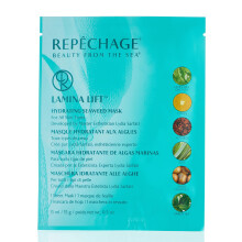 Repechage Lamina Lift Hydrating Seaweed Face Mask - Bomulls Sheet Mask fr alla hudtyper - 5 Pack