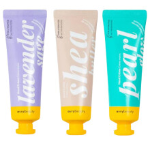 AvryBeauty Shea Butter Trio S?t 1,5 oz. - 3 Pack Shea Butter Lotion til t?r hud Vegansk h?ndcreme til kvinder og m?nd