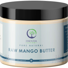 Essential Living: Nierafinowane maslo mango - do surowych i organicznych balsamw do ust Balsam do ciala Maslo do ciala Peeling do ciala i produkcja