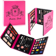 SHANY Beauty Book sminkkszlet Minden egyben utazsi sminkkszlet - 35 sznu szemhjpder Szemldk smink pder paletta 10 ajakfestk szemceruza toll