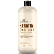 Botanic Hearth Keratin Conditioner with Argan Oil - Sulfate-Free Hair Treatment for All Hair Types Normal Dry or Damaged Color Treated - 16 fl oz