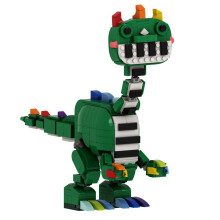 (Pianosaurus) Poppy Playtime Chapter 4 Building Blocks Smiling Critters Building Blocks Toys