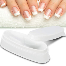 Nail Dip Container Tray Dipping Trays Portable Nail Dipping Powder Tray Manicure Nail Container for Making French Tip Smile Lines