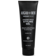 Argan Magic Strong Hold Styling Gel - Pehelymentes argnolaj formula a kivl tartsrt s a hosszan tart kontrollrt | Made in USA Paraben Free Cru