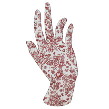 Malcolm's Miracle Henna Moisturizing Gloves - Holder 2 ?r - Fremstillet i USA (medium)