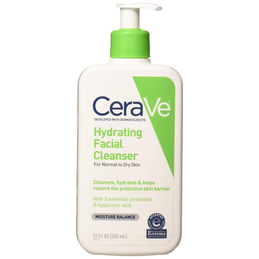 Cerave Hydrating Facial Cleanser 12 Fl Oz