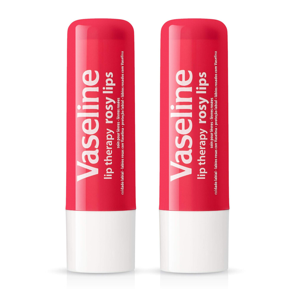 Vazel Na Vaseline Lip Therapy Stick With Petroleum Jelly (Rosy 0.16 Ounce (Pack Of 2))