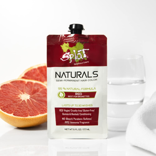 Splat Naturals Semi-Permanent H?rfarve R?d 6 oz 2