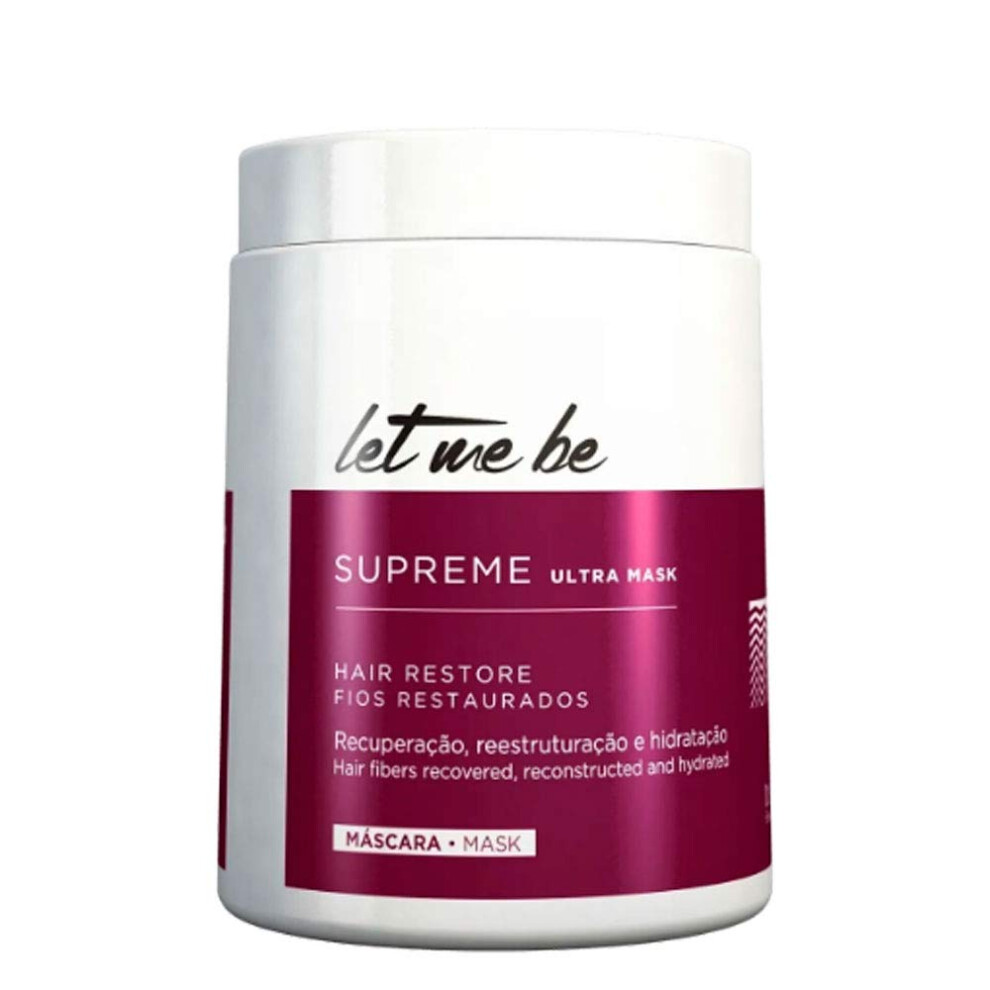 Let Me Be Mask Btox Supreme Ultra Mask Hair Restore Complete Hydrated Hair Care 1Kg/35.2 Oz