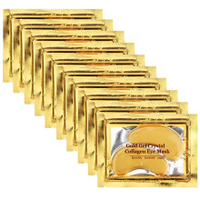 Permotary 30 Pairs 24K Gold Gel Crystal Collagen Under Eye Pads Mask for Moisturizing,Reducing Fine Lines&Dark Circles& Puffy Eyes Patch for Women Men