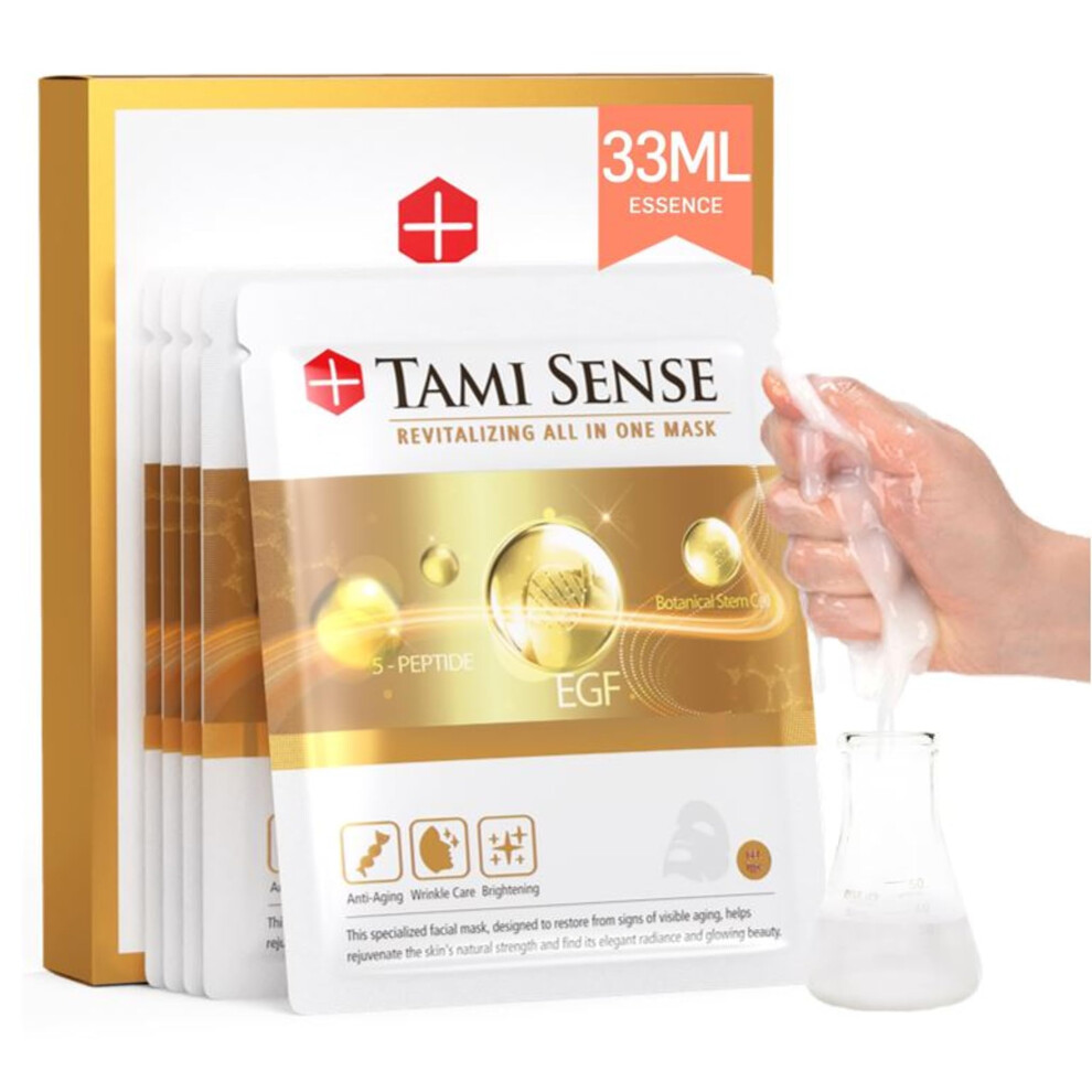 Ber Hmtheit Famenity 33Ml Essence Best Moisturizing Face Mask For Korean Skincare - Sheet Masks With 33Ml Serum Vitamin B Complex Rice Extract Collagen & Face Moi