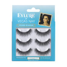 Eylure Vegas Nay Grand Glamour Multi Pack Reusable Adhesive Included 3 Pairs 0.07 Ounce