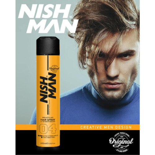 Nishman Haarstyling-Serie (Haarspray 04 400 ml) 1