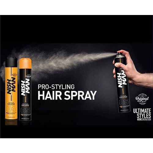 Nishman Haarstyling-Serie (Haarspray 04 400 ml) 2