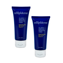 Trilipiderm All-Body Moisture Retention Crme Broad Spectrum SPF 30 with Vitamin D - 2-PACK of Travel-Size 3 Ounce Tubes - Plant-Based All-Day Hydrati